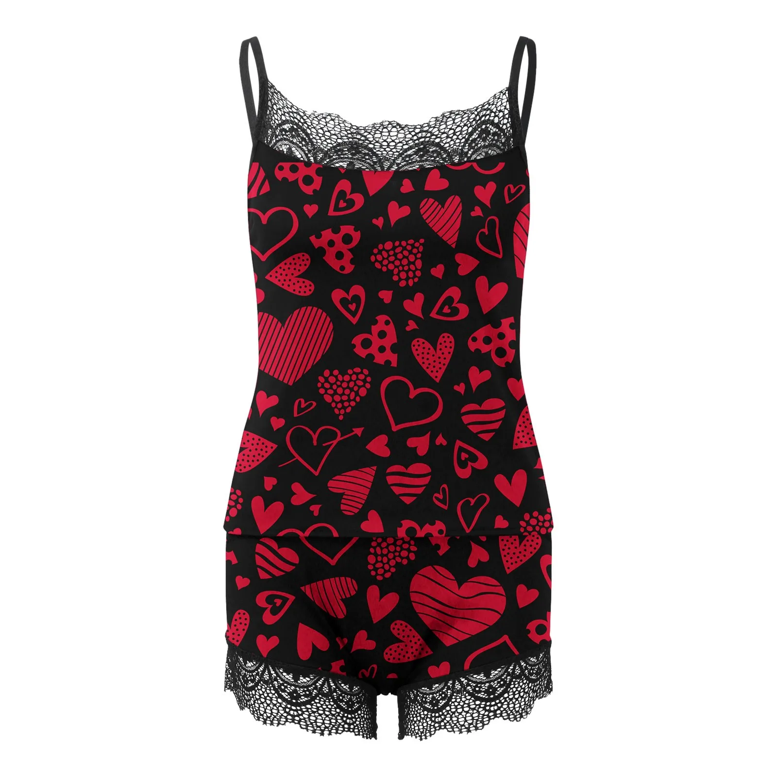 Комплект женского нижнего белья Мягкая трикотажная майка и шорты Сексуальный