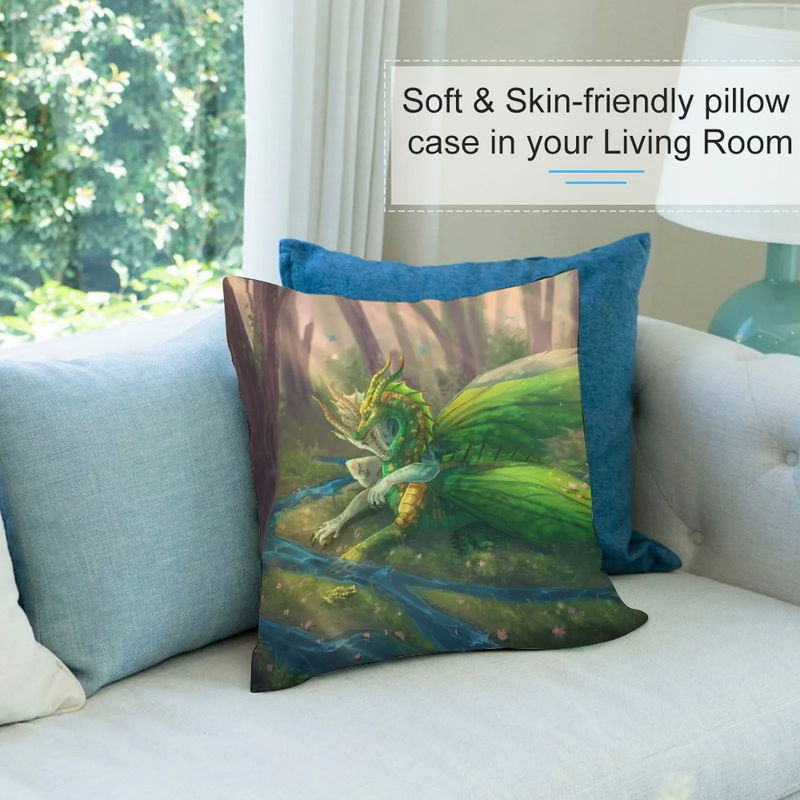 Декоративные наволочки с вышивкой Крылья огня-солнца и ивы