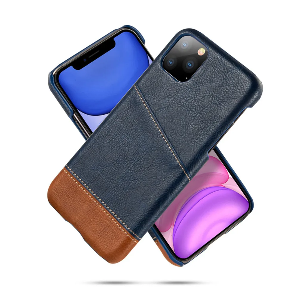 

Luxury Slim Leather Credit Card Holder Wallet Cover Funda For iPhone 12 13 Mini 11 Pro XS Max XR X SE 2020 6 7 8 Plus 13pro Case