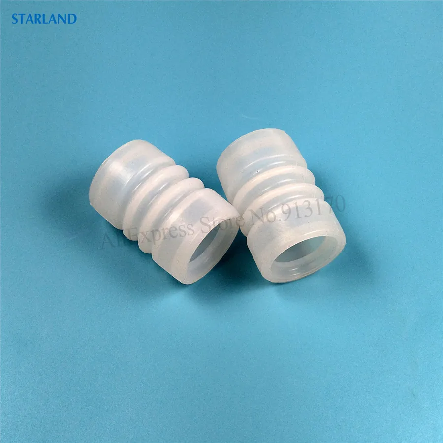 

A Pair Corrugated Sealing Pipes Sleeve Shaped Rings For Stirrer Rods Fitting Part Accessories Commercial Soft Ice Cream Machines