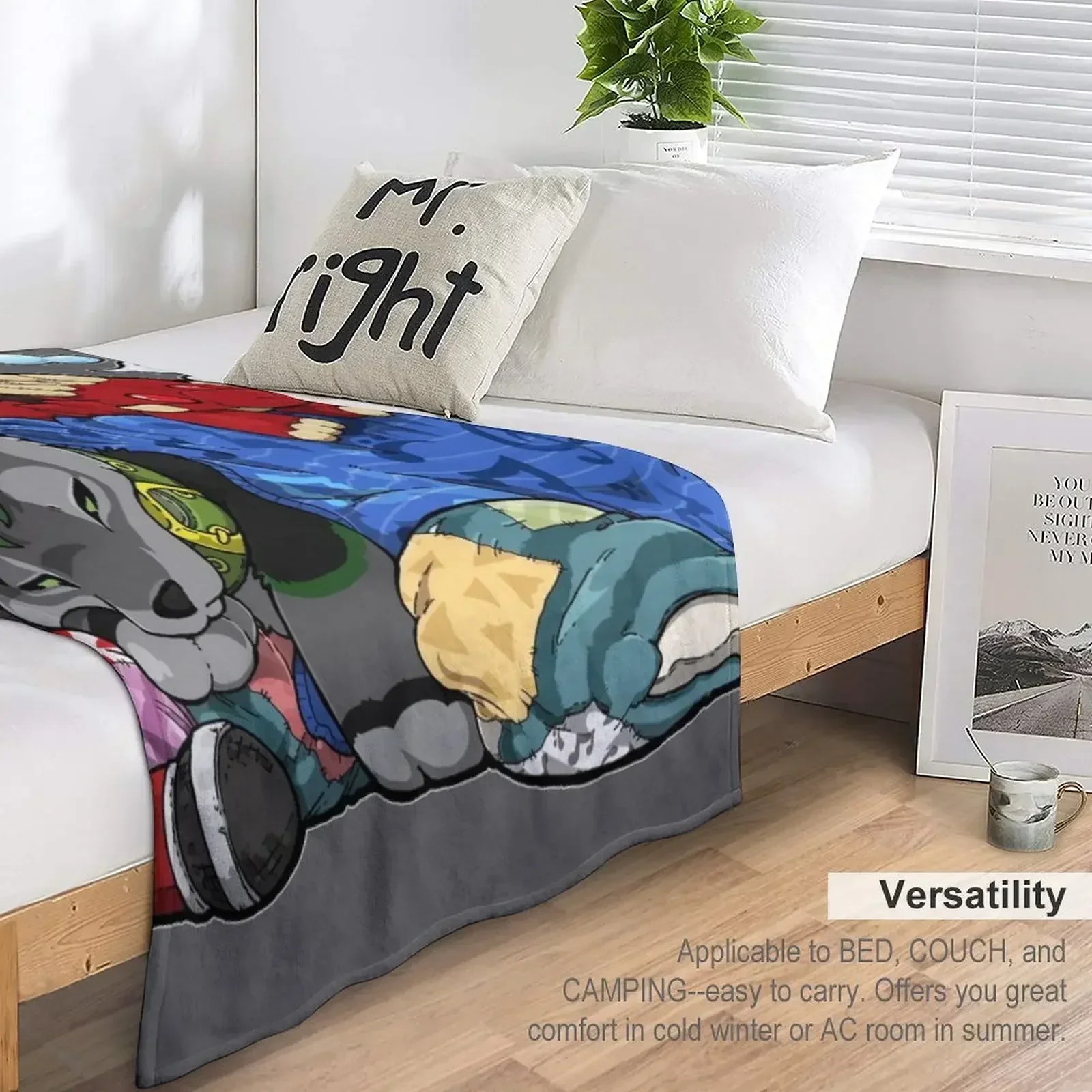 Woof Dreams (серый) Пледы Одеяло Плюшевые зимние кровати Одеяла