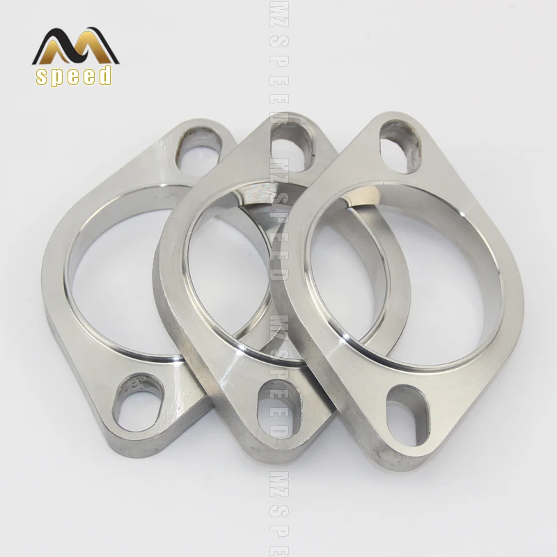 

Accessories Universal stainless steel exhaust muffler flange exhaust pipe connection 51mm 63mm 76mm joint