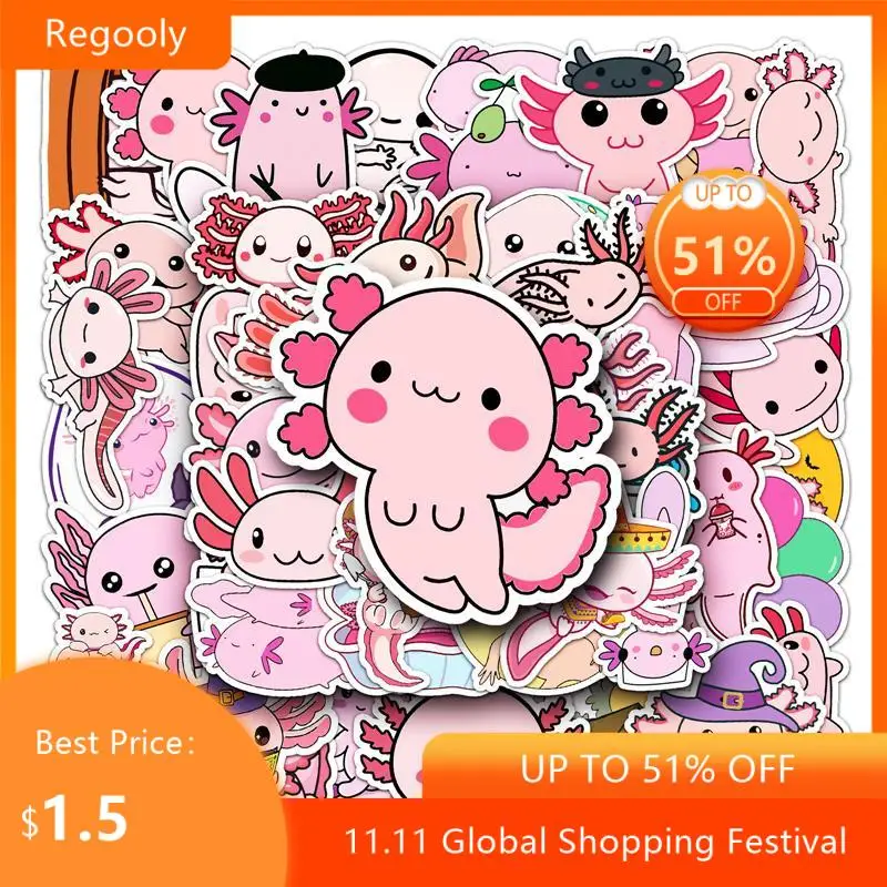 

Наклейки «Дракон-аксолотл», 50 шт.