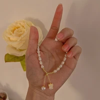 baroque natural freshwater pearl bracelet female french retro palace style girlfriends bracelet 2022 new net red bracelet