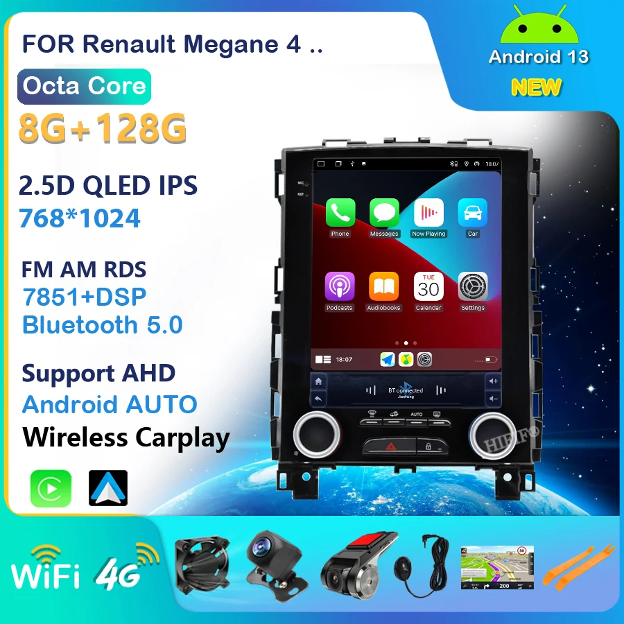 Navigation Player For Renault Megane 4 Samsung Koleos 