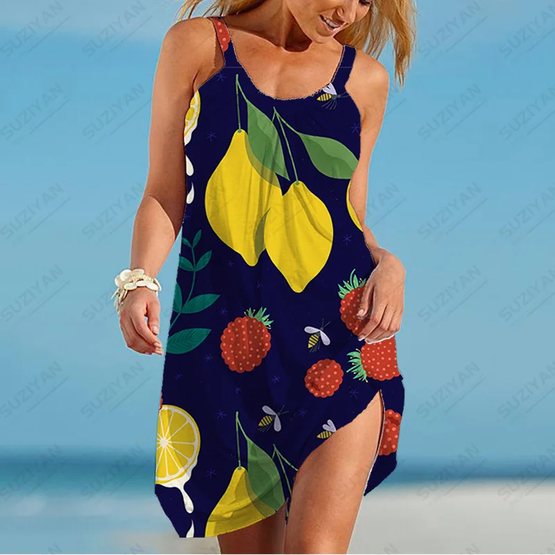 

Sexy Dress Summer Dresses Clothing Harakuju Art Funny Patterns Harajuku Beach New Arrivals Clothing Hawaii Plants Sexy