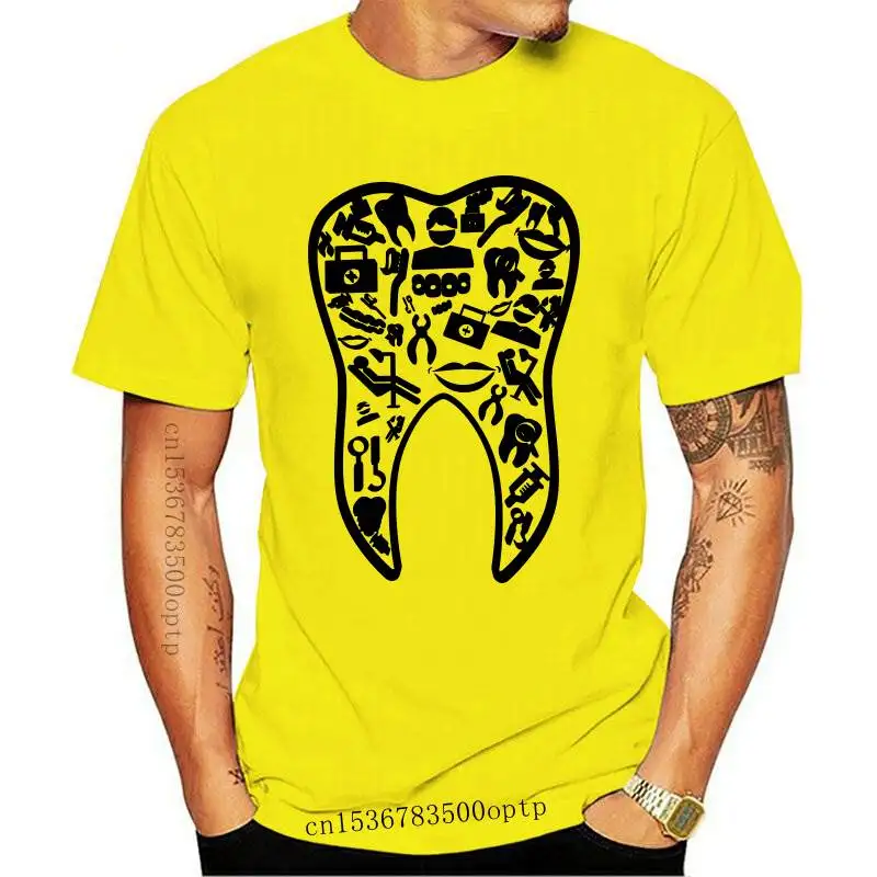 

Мужская одежда, новинка, дантист, большая зубная рубашка, крутая I Care для зубов, подарок