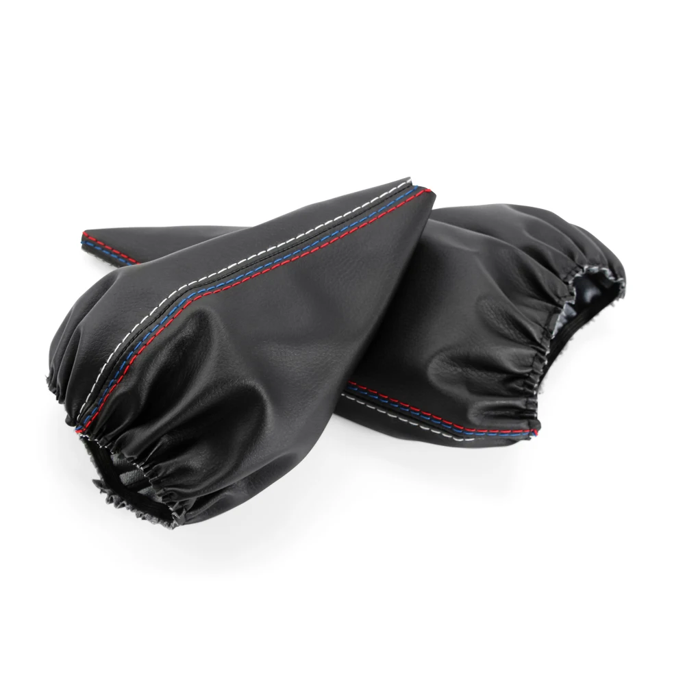 Черная кожаная ручка переключения передач для BMW 3 серии E36 E46 M3 рычаг механической