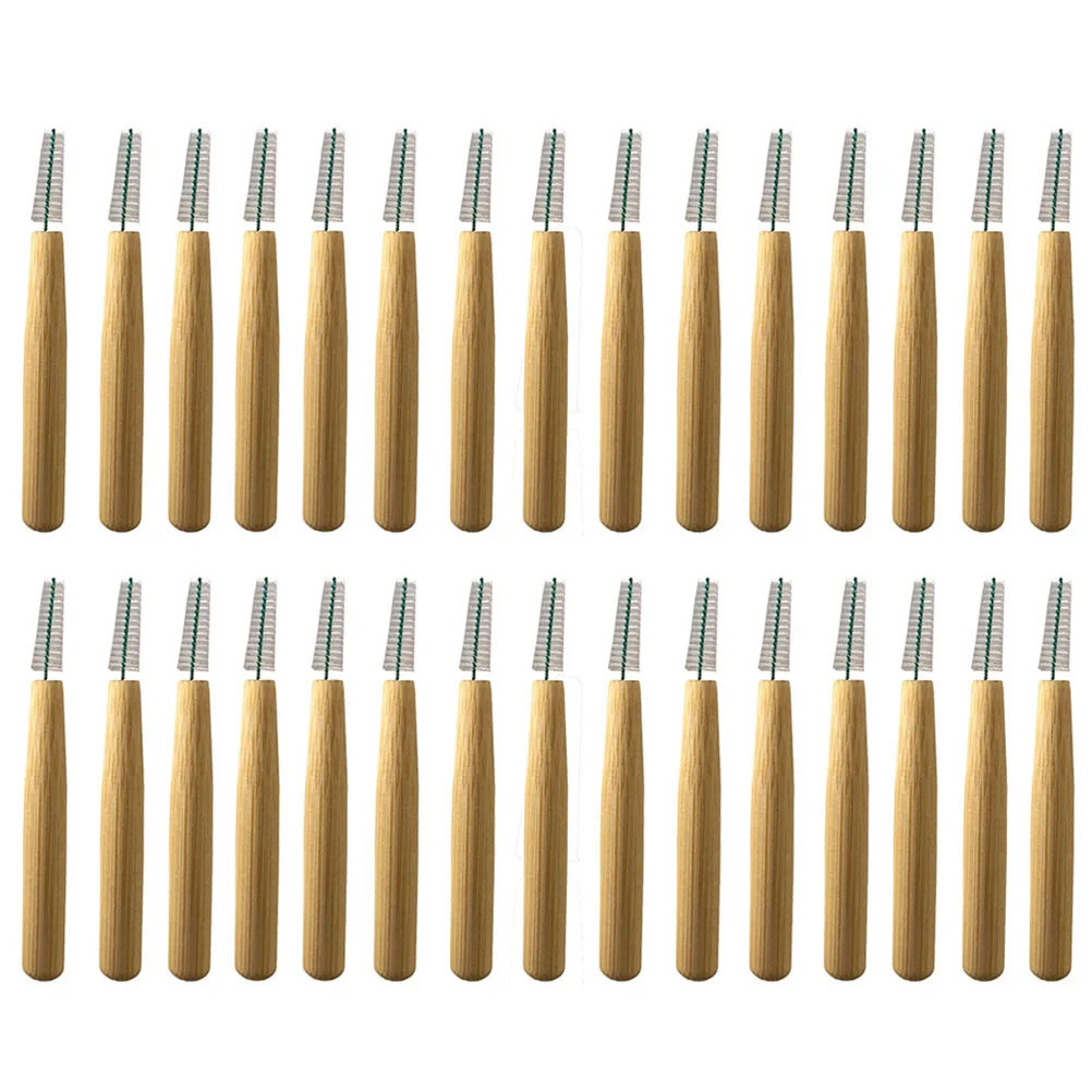 

30pcs Floss Brush Gum Brushes Brushes Between Picks Flossing Brush Interprox Brush