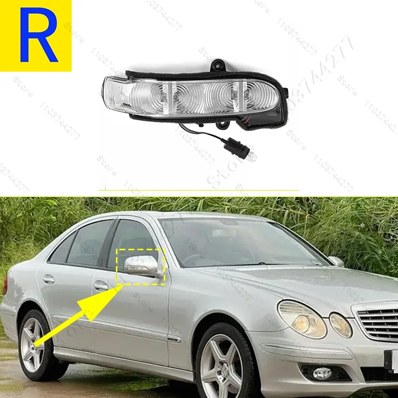 

Для 2002-2008 W211 W463 Mercedes Benz E G Class указатель поворота зеркало заднего вида индикаторная лампа 2038201321 2038201421