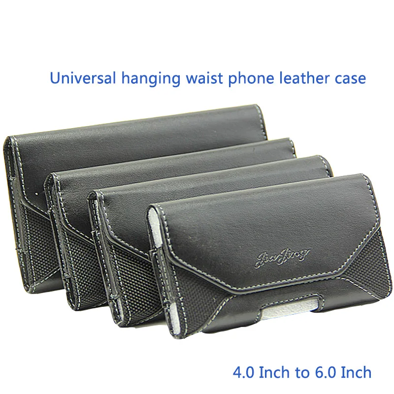 

Hot Selling Fashion Double Layer Canvas Coin Key Card Sleeve Phone Protector Waist Bag for 4.0/4.7/5.0/5.5/6.0 Inch Phones