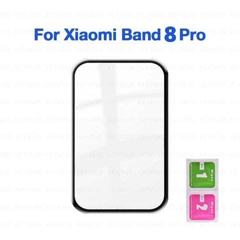Защитная пленка, мягкое стекло для Xiaomi Mi Band 8 Pro, Защита экрана для Xiaomi Smart Band 7 Pro MI6 6 5, ремешок для браслета