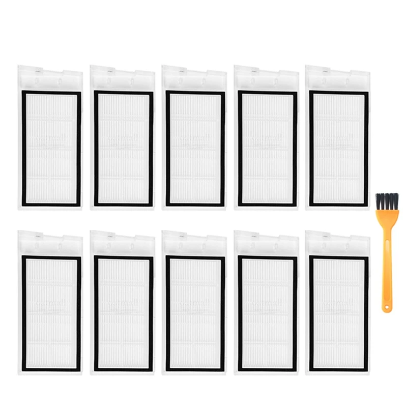 

11PCS Hepa Filter Replacement Accessories For Xiaomi ROIDMI EVE Plus Robotic Vacuum Cleaner