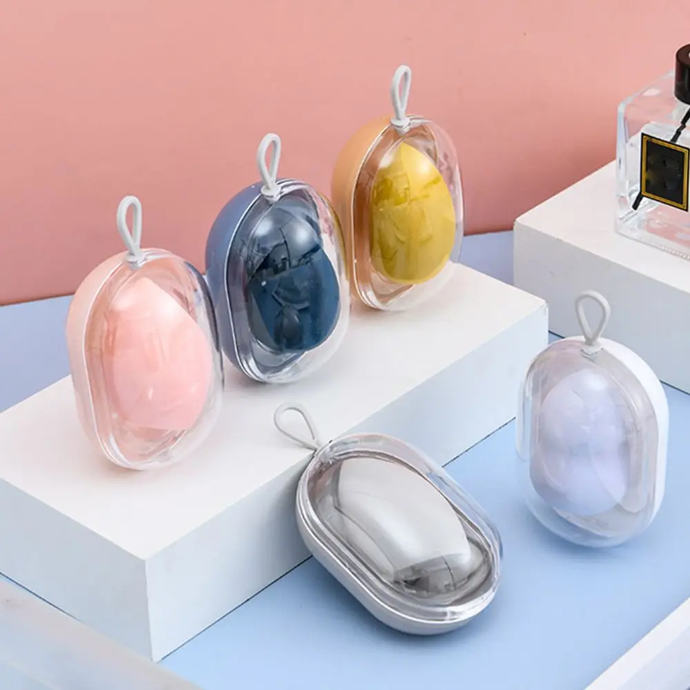 

Mildew Proof Beauty Pad Protection Makeup Accessories Cosmetic Egg Storage Case Powder Puff Drying Holder Makeup Sponge