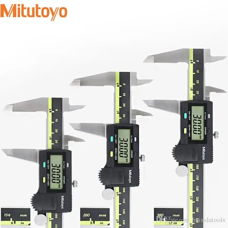 Mitutoyo Caliper Digital 150/200/300mm 500-197-20 LCD Vernier Calipers 6in Electronic Measuring Stainless Steel