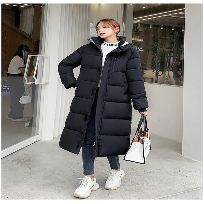 Long Thin Down Jacket for Women 2023 Demi-season Parka New In Outerwear Winter Shirts and Blouses Zipper Casual Fashion Spring