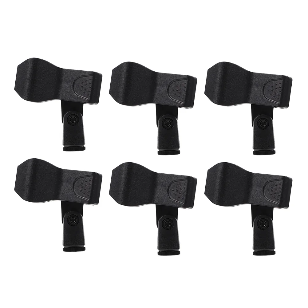 

6pcs Microphone Clip Microphone Holder Universal Microphone Clip Holder