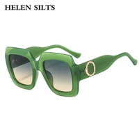 square sunglasses women ins popular fashion oversized punk sun glasses female shades uv400 colorful eyeglasses brand designer