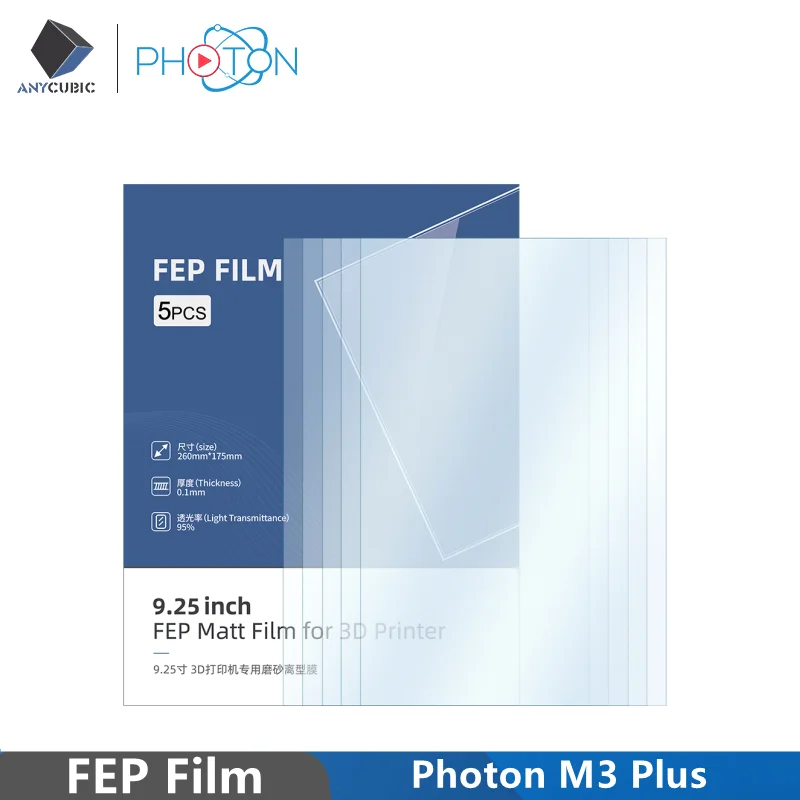 ANYCUBIC Original FEP Film For Photon M3 Plus 3D Printer Parts Printing Accessories 260X175mm