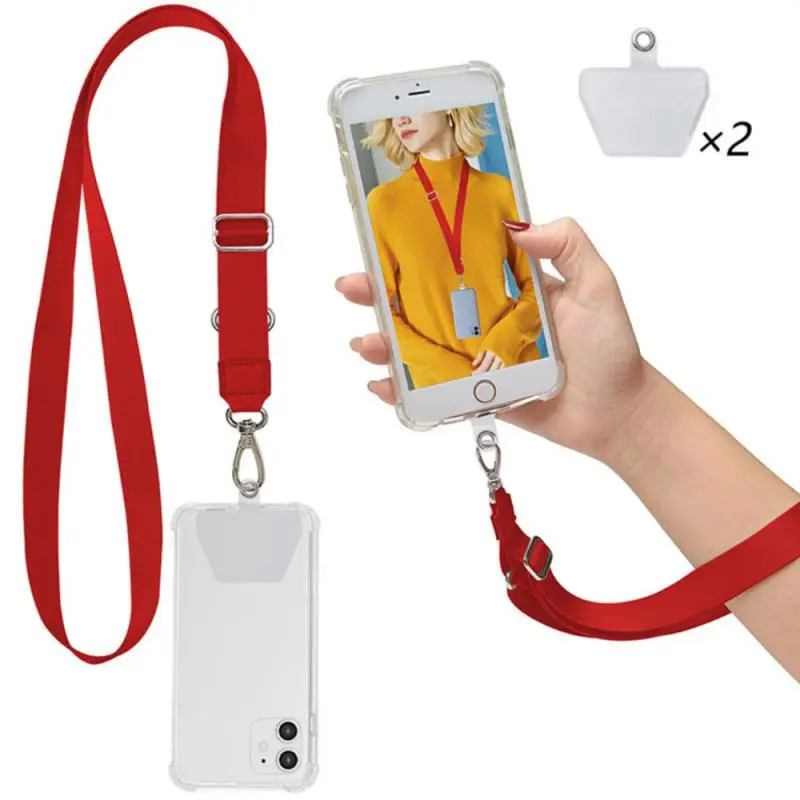 

Universal Detachable Phone Lanyard Adjustable Mobile Phone Hanging Rope Neck Straps Phone Charm Safety Cell Phone Accessories