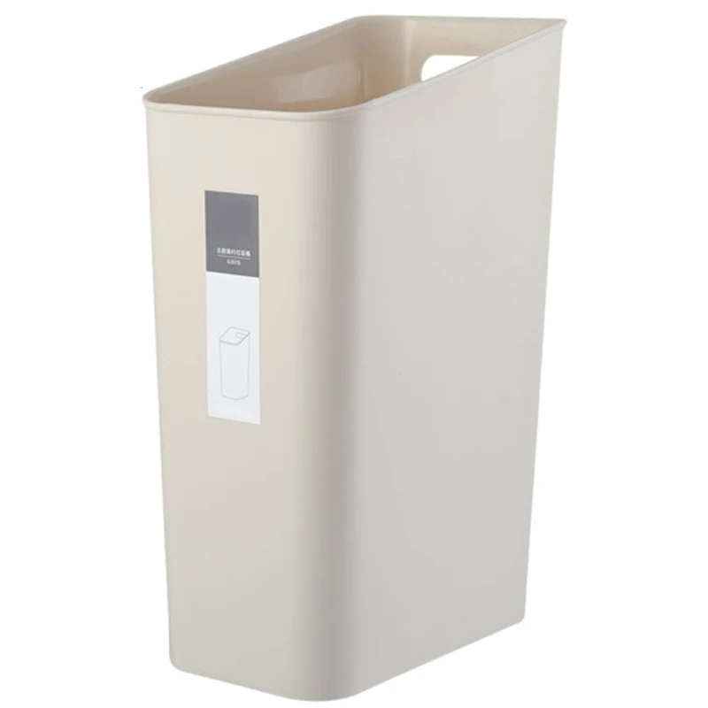 

North European Trash Can Kitchen Bathroom Dustbin Waste Bin Rectangle Garbage Bucket Without Lid