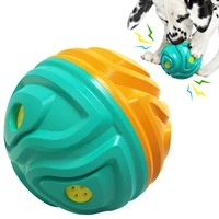 dog chew toy rubber ball squeaky hard to destroy plush pet puppy cleaning teeth toys for small dogs training toy dog supplies