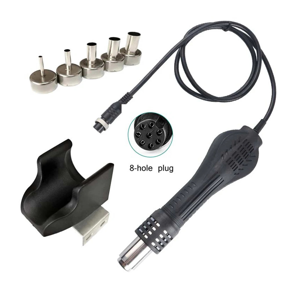 

Gun Handle Rework Air Air Station For 878a Hot Welding For 878d Gun 8858d Soldering Gun 8-hole 858 Special Welding Hot 878d+
