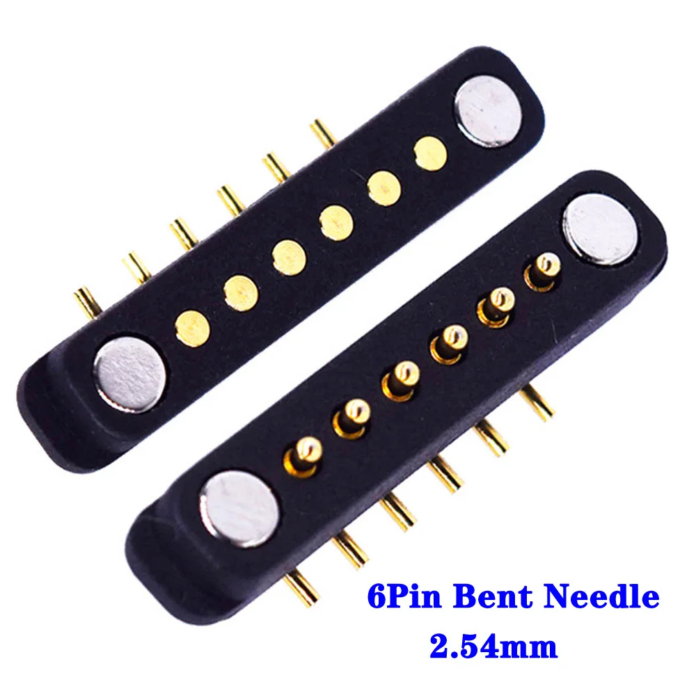 

Магнитный разъем Pogo Pin LAJQTAO Bent Needle 2p/10p