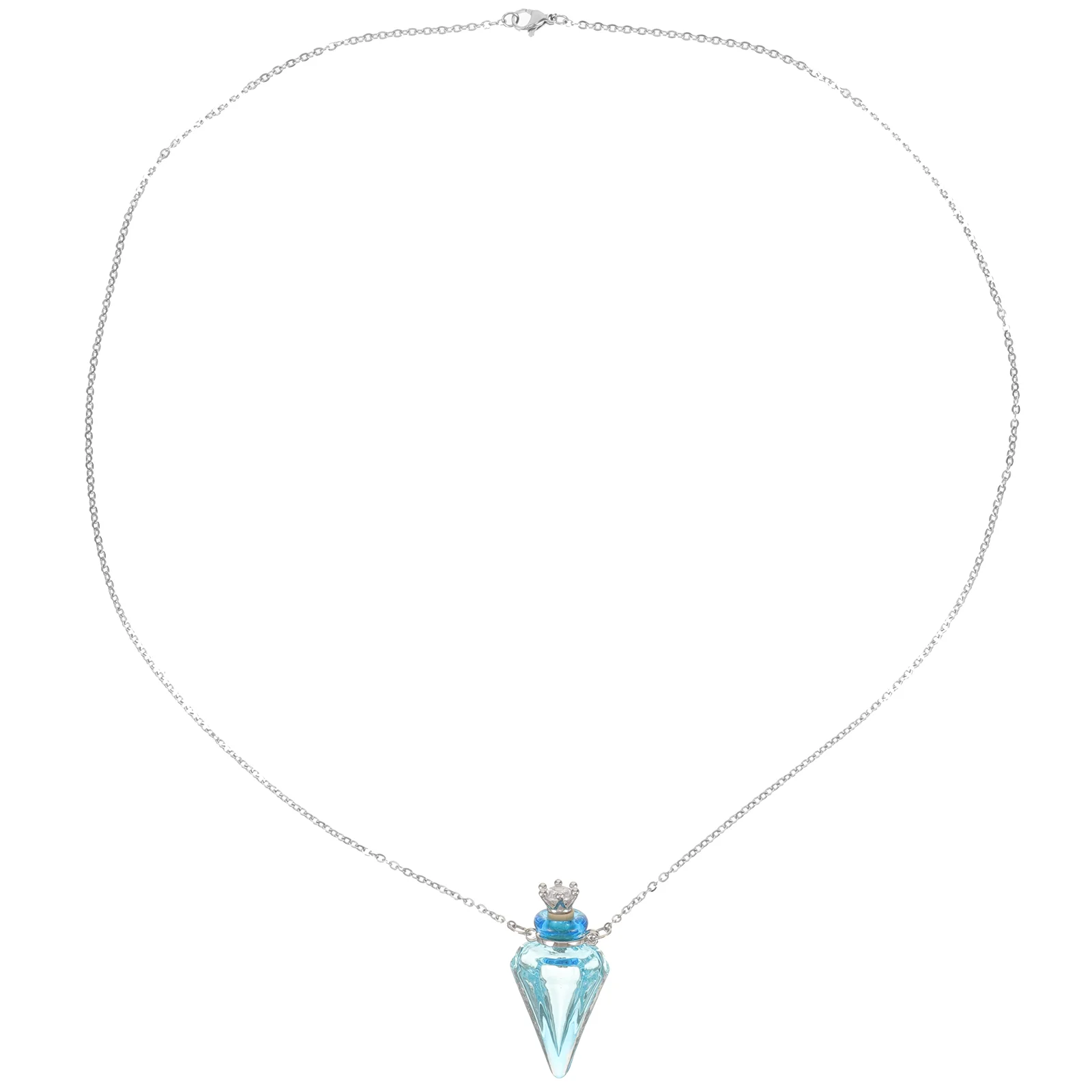 

Aromatherapy Diffuser Necklace Cone Shaped Perfume Necklace Exquisite Perfume Neck Pendant