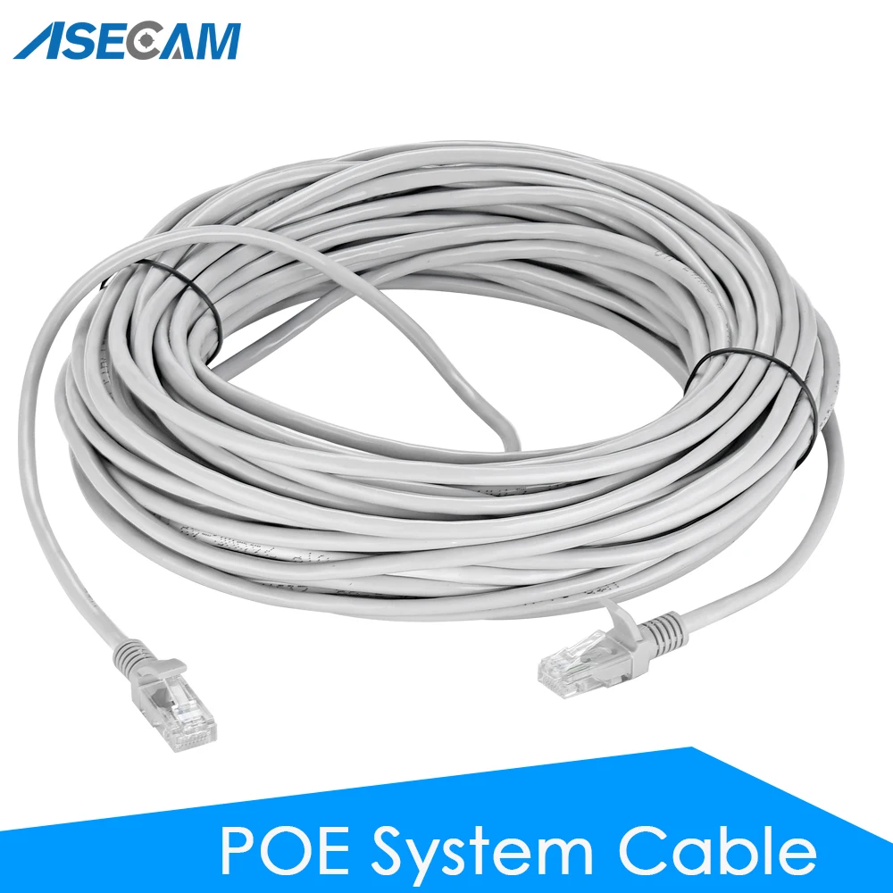 Câble POE RJ45 connexion de camera video surveillance IP Cat5 réseau Ethernet Internet  extension de