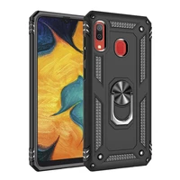 armor magnetic phone case for xiaomi redmi note 9 10 9s 8 8t 7 pro poco x3 10t 9a 7a k40 lite car holder back cover with ring