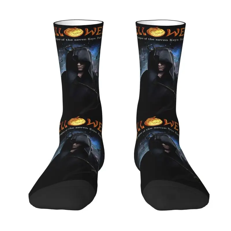 

Классные носки Helloween Keeper Of The Seven Keys, женские и мужские теплые носки с 3D принтом из тяжелого металла, рок, спортивные футбольные носки