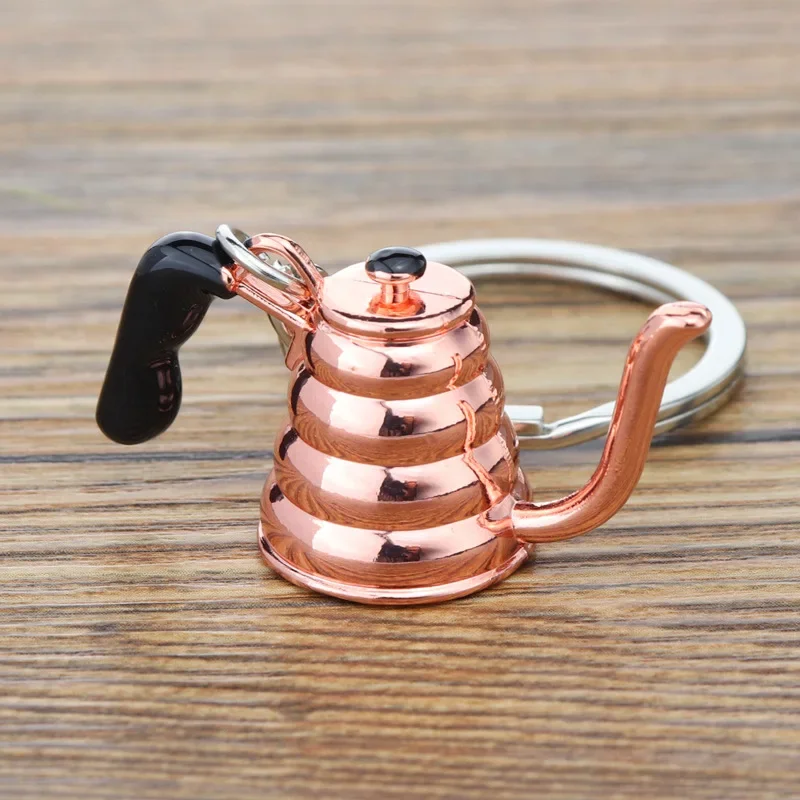3D Simulation Mini Coffee Keychain coffee pot Pendant Small Gift Portachiavi Porte Clef Keyring (art.: 3920caa74e0bb) - 3920caa74e0bb