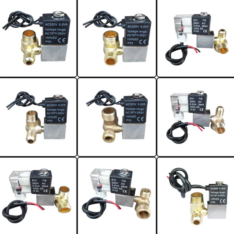 

Air Compressor Solenoid Valve Mute Oil-free Machine Check Valve Relief Valve Air Compressor Air Pump Components