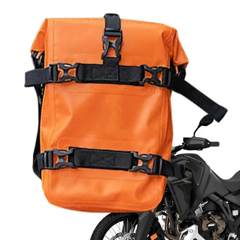 

Motorcycle Panniers Motorcycle Tail Bag Motorcycle Front Bag Waterproof Design Adjustable Webbing Guard Bag Storage Bag