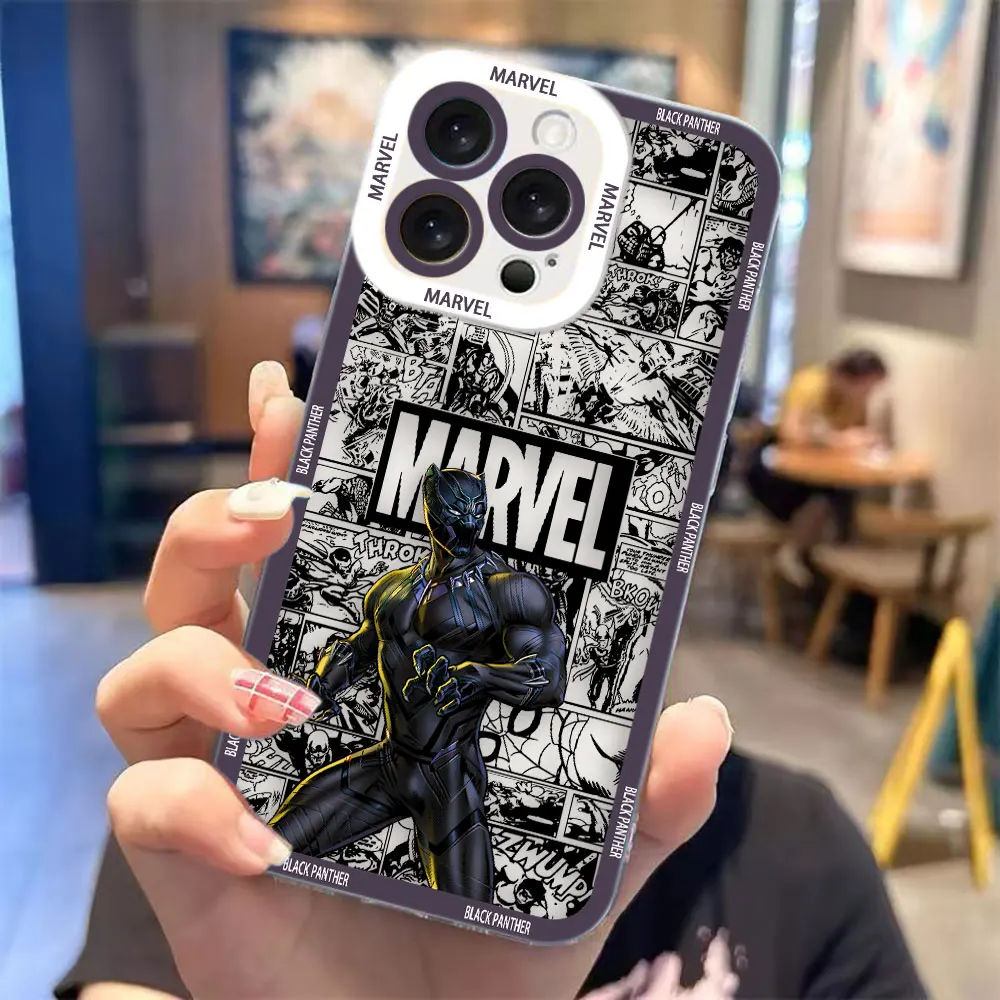 Прозрачный чехол с героями Marvel мстители для VIVO Y100 Y76 Y75 Y73 Y51A Y50 Y36 Y33T Y28 Y22S Y20 Y19 Y17 Y17S