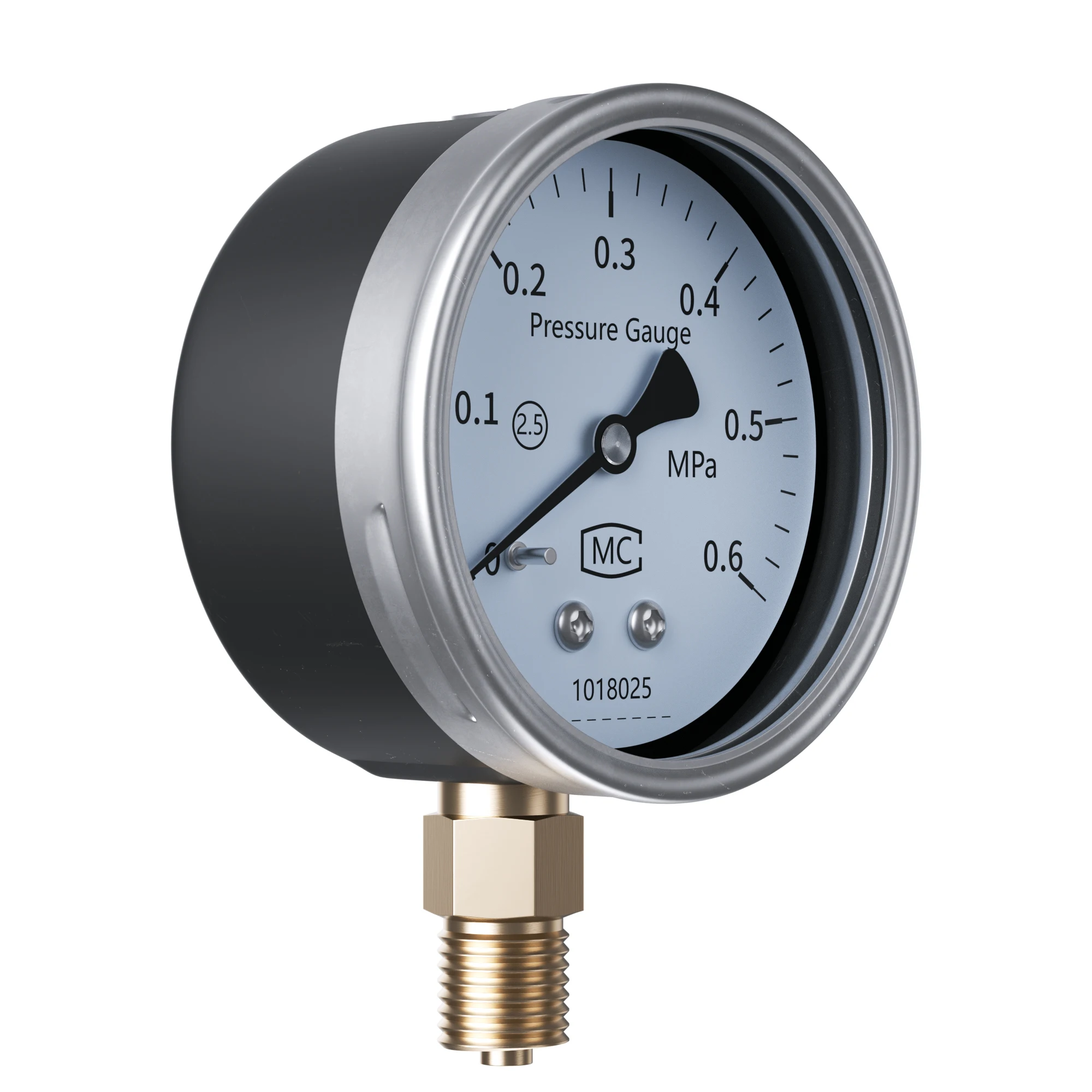 Pointer Pressure Gauges -0.1-60Mpa 0-1.6Mpa 0-2.5Mpa Mechanical M14*1.5 M20*1.5 Digital Gauge