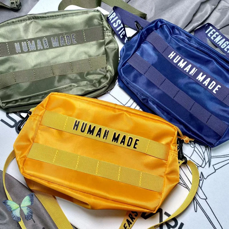 Yellow Blue Green T Shirt Human Made Nylon Shoulder Messenger Bag