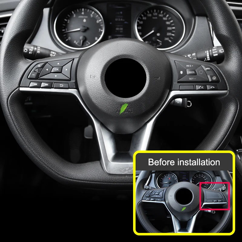 

Multi Function Steering Wheel Button Sticker Decoration For Nissan Sylphy Teana Qashqai J11 2018 2019 2020 Interior Modification