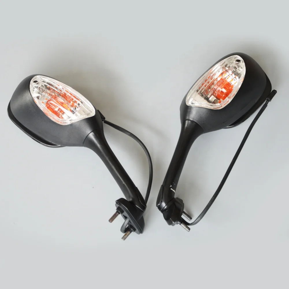

2022 WHSC 2x Black Motorcycle Rearview Side Mirrors For GSXR 600/750 K8 (2008-2009) & GSXR 1000 (2005-2006) K5