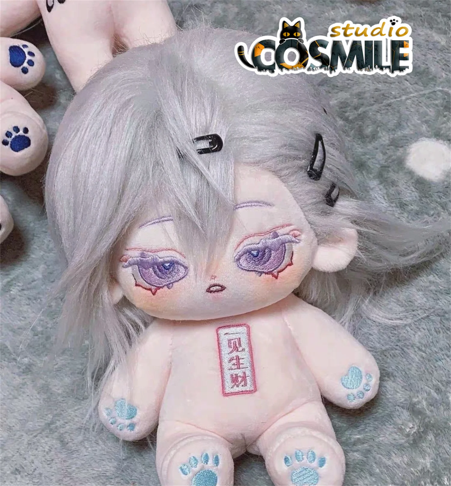 Игрушка плюшевая Kpop Star Idol Fox Shikigami かxie Biɺn White Guard Silver Hair кукла XY Sa 20 см - купить по
