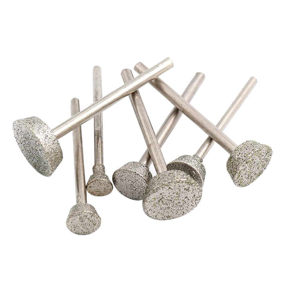 

Diamond Grinding Burr 2.35mm/3mm Shank Teeth Grinding Bits Jade Stone Grinding Point Jade Ston Peeling Grinding Polishing Bits