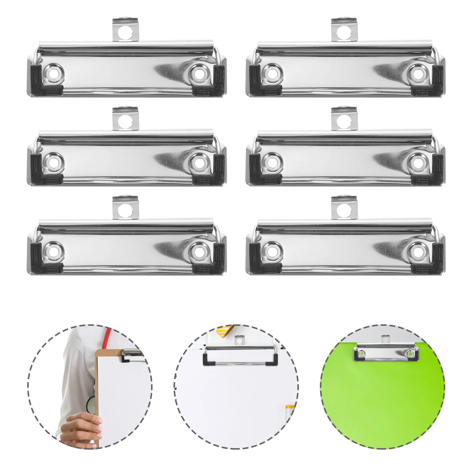 

Clips Clipboard Board Supplies File Document Office Mountable Binder Heavy Metal Duty Stationery Loaded Spring Steel Clip