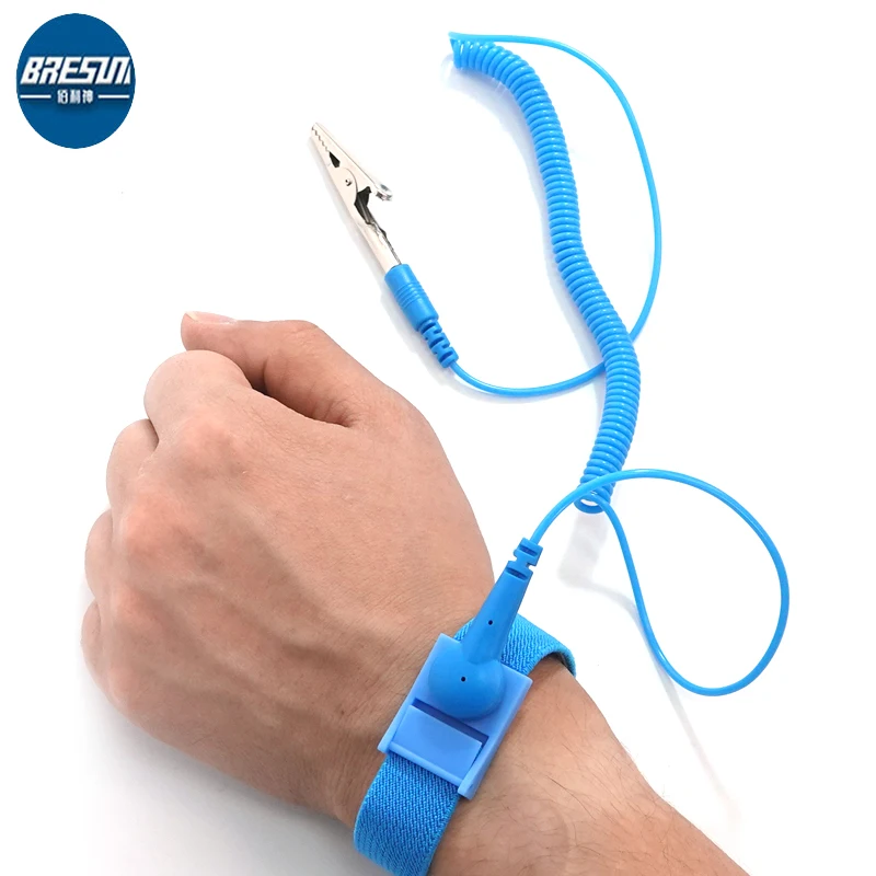 

SUNSHINE Wireless Anti-Static Bracelet Cordless Adjustable ESD Discharge Cable Wrist Static Wrist Strap Cordless Static Strap