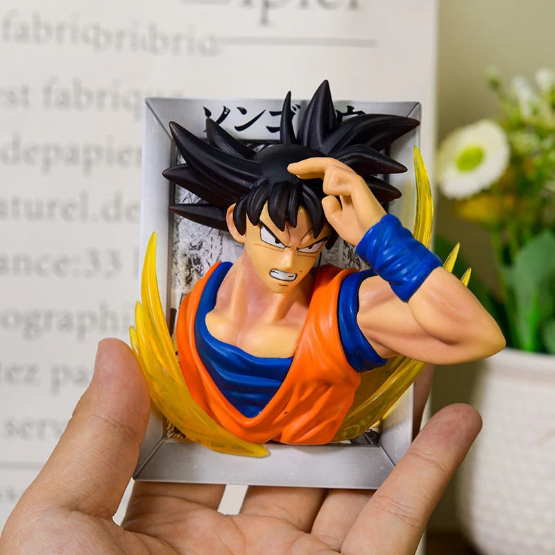 

New Anime Dragon Ball Fridge Magnets Figure Goku Vegeta Pvc Action Figure Gk Toys Collect Children'S Christmas Surprise Gifts