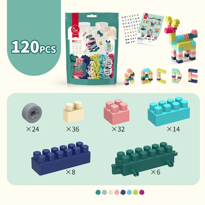 

Granular Building Block Kindergarten Children‘s Early Education Intelligent Building Block Assembly Toy Plastic Toy