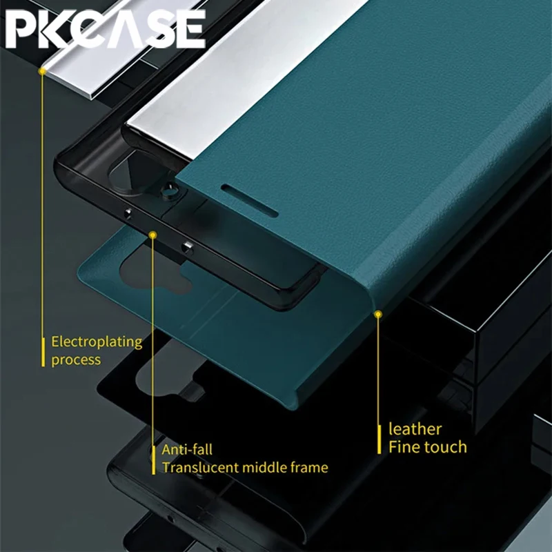 Кожаный магнитный флип-чехол PKCASE для Honor 300 200 90 70 чехол Huawei P40 P30 Mate 20 Lite 30 40 60 Pro Y9 Enjoy