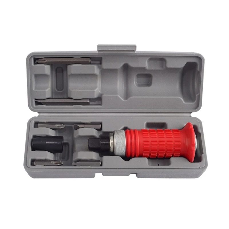 

Upgraded Extractor Tool Impact Driver SetSlotted/for Cross Screwdriver Bits Remove Rusted Damaged Screws Carry for Case
