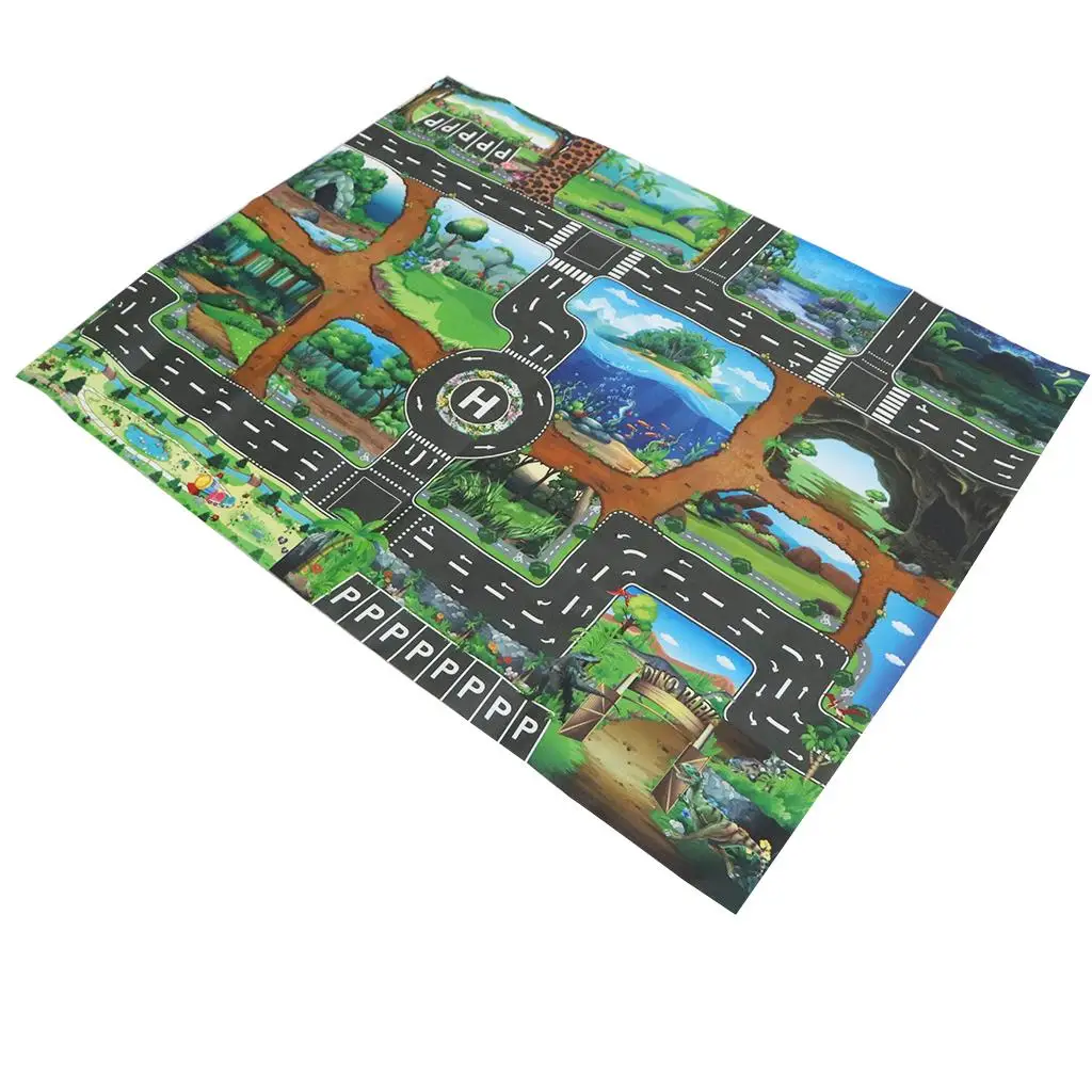 

Dinosaur Mat for Car Train toy children kids Kid Rug Carpets