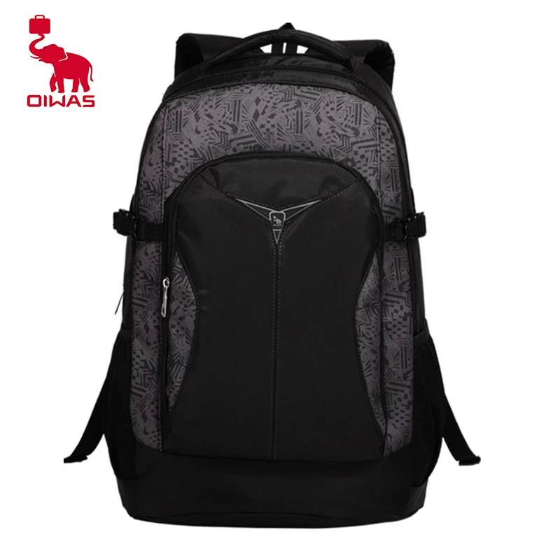  OIWAS Men's 37L Large Capacity Backpack Notebook Hiking Traveling Bag Fashion Shoulder Mochila Nylon Women Racksacks Waterproof 